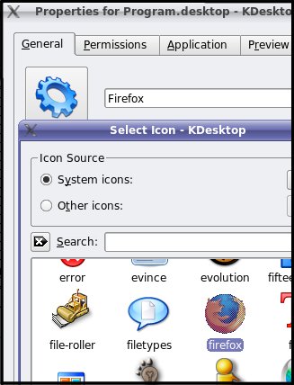 Launcher - Select an icon